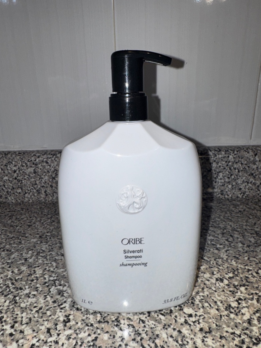 Oribe White Bottle with Black Pump Shampoo 33.8oz